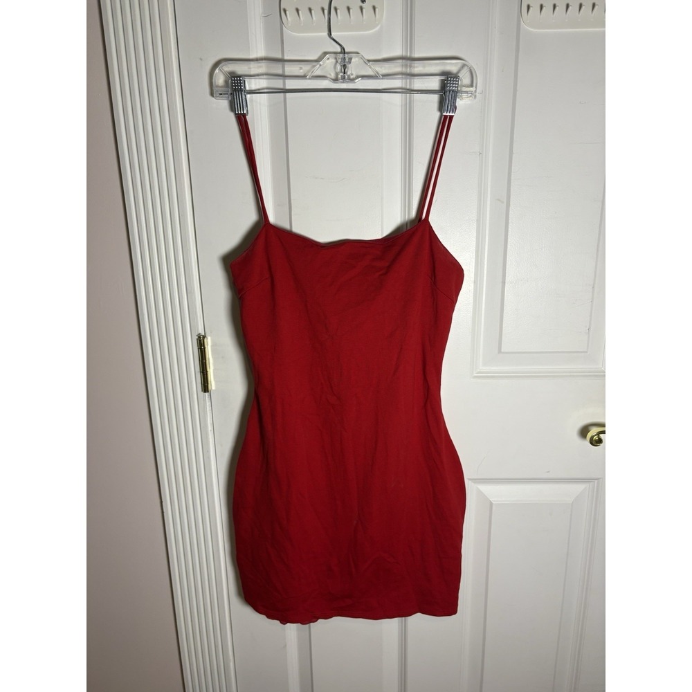 Lulus Red Spagetti Strap Dress Size Large